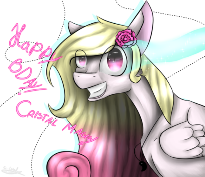 Happy Bday Cristal Magic! [For contest]