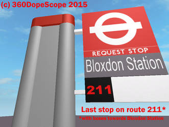 Route 211 towards Bloxdon Station: The last stop