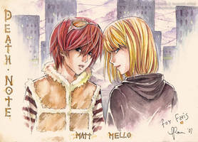 Art Trade - DN_Matt and Mello