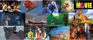 My Fav. animated movies screenshot collage part 1