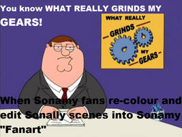 What really grinds my Gears- Sonamy fans, why?