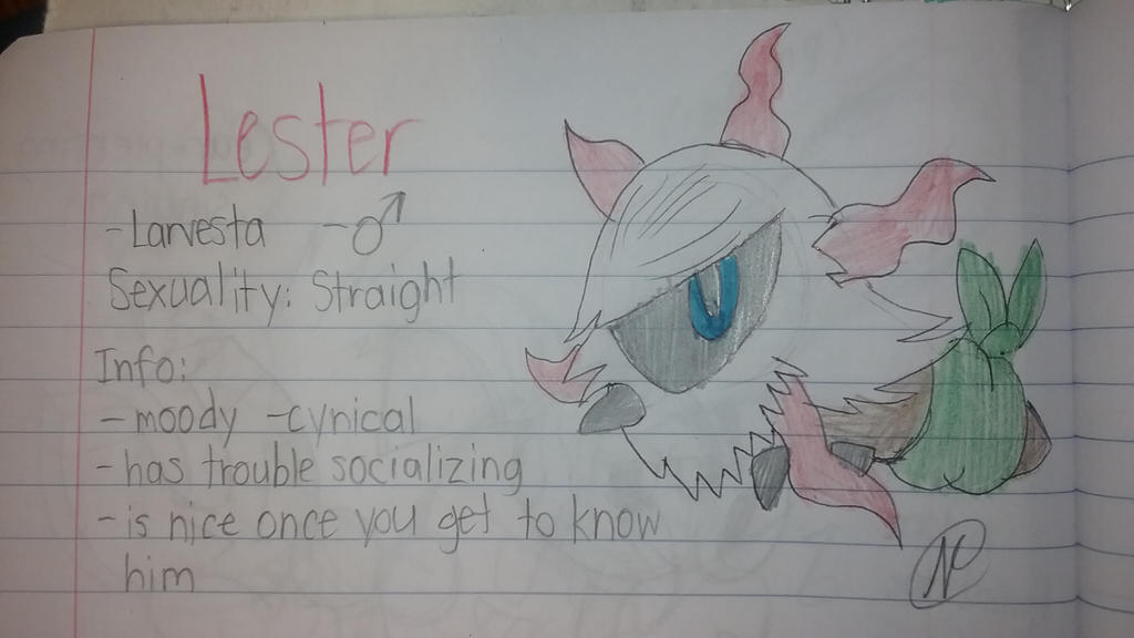 Labus Lester Lester the Larvesta (ref) by CottonBuzz on DeviantArt