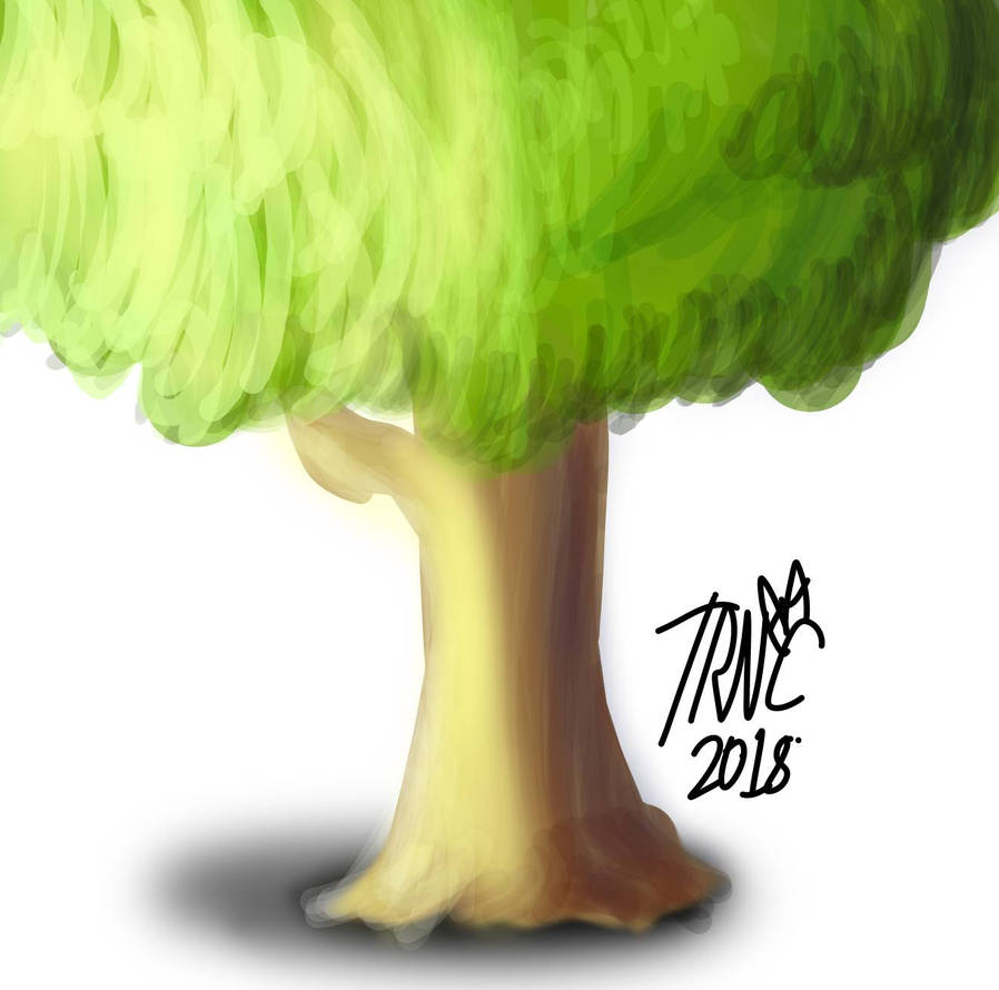 Drawing of a sorta realistic tree by CottonBuzz on DeviantArt