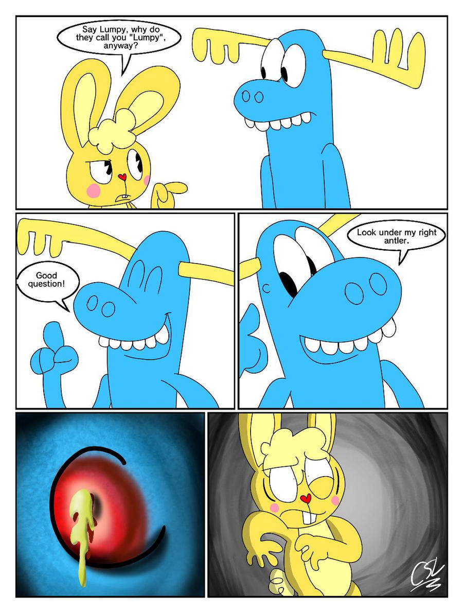 Htf Lumpy Vs. Red Lumpy How Lumpy Got His Name (HTF Comic) by CottonBuzz on DeviantArt