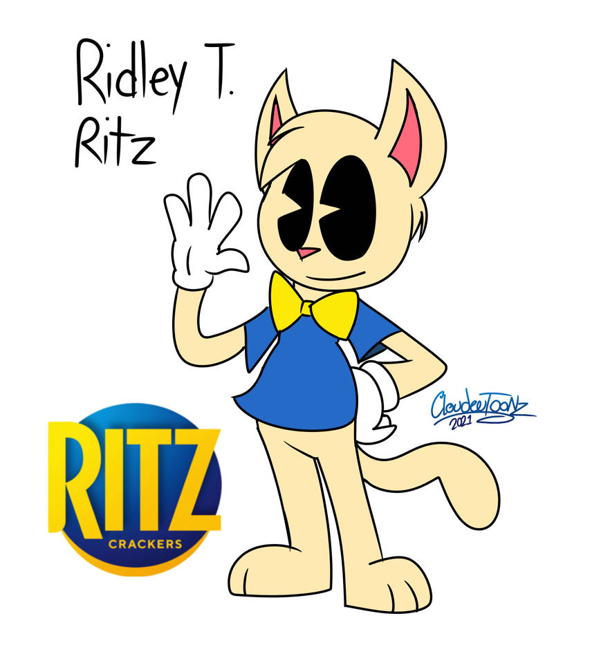 Cat And Ritz Ridley T. Ritz, the Ritz Crackers Cat by CottonBuzz on DeviantArt
