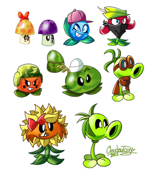 More PvZ ocs in the PvZ 2 style