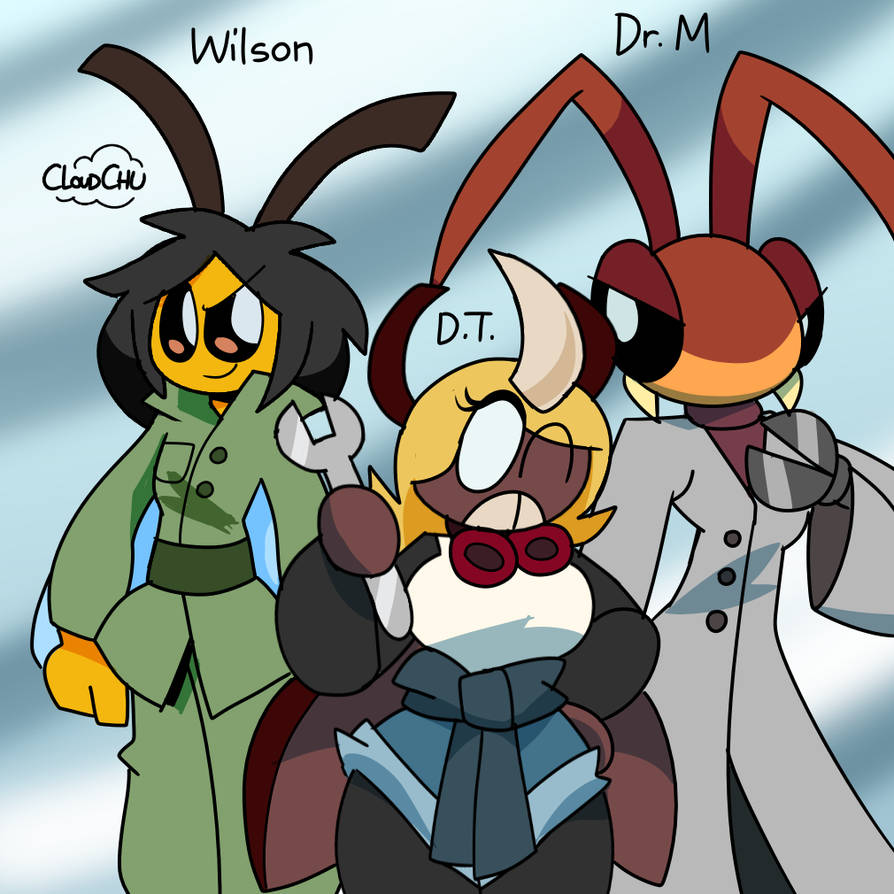 Bug Multi Character Three bug characters I need to draw more by CottonBuzz on DeviantArt