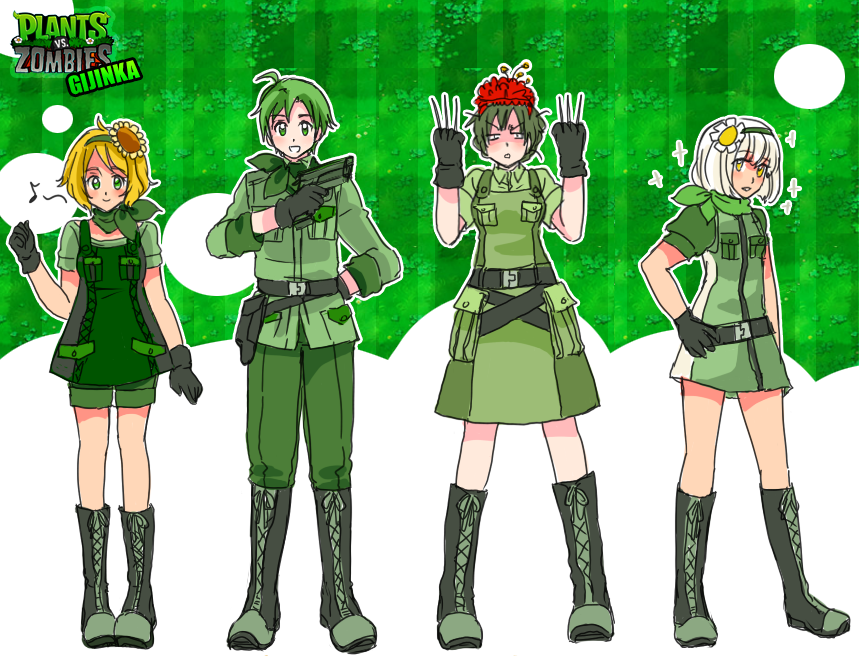 Plants Vs Zombies Gijinka-Part I-