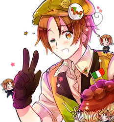Hetalia: Italy Shimeji by Cioccolatodorima