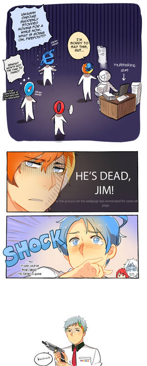 He's dead, Jim!