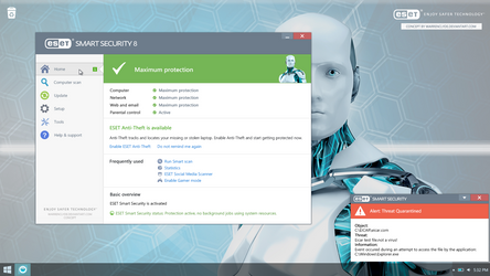 ESET Smart Security 8 UI Concept