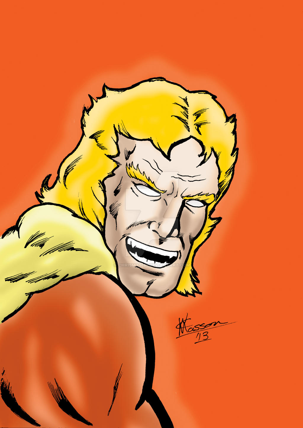 Sabertooth - portrait by chrismas-81 on DeviantArt