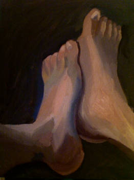 Feet painting