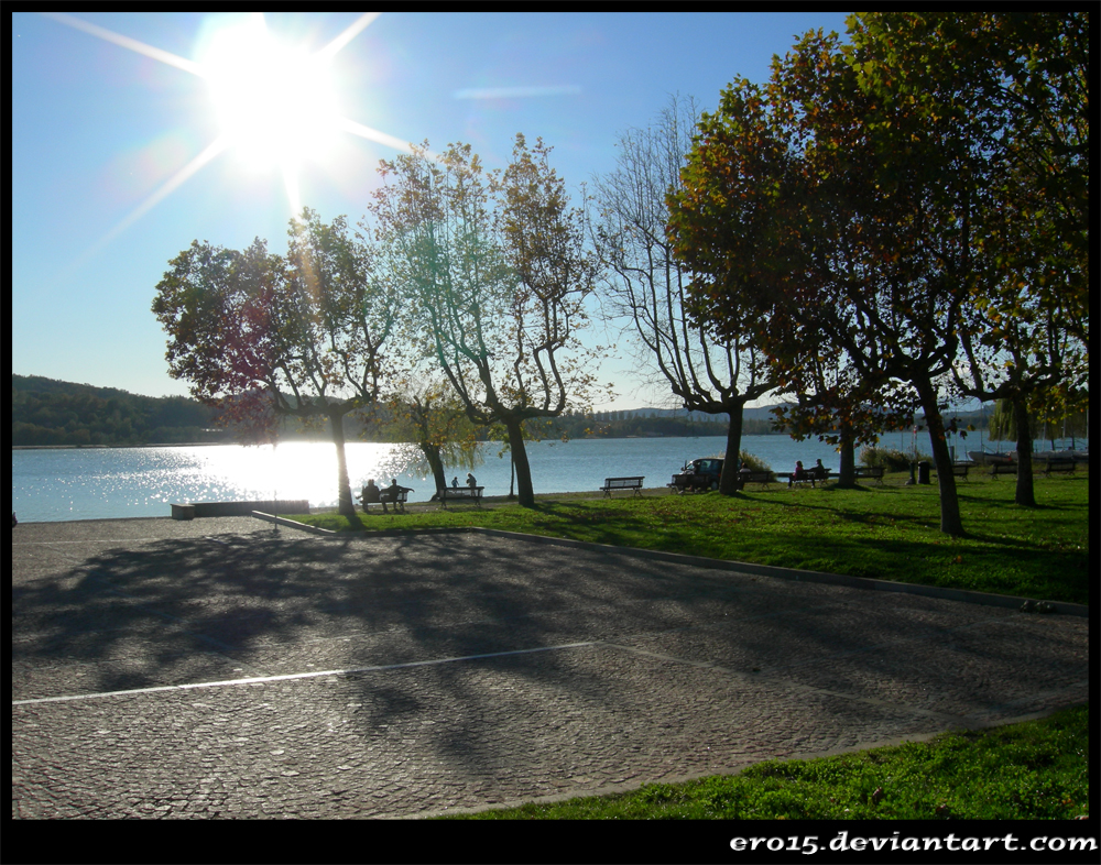 Lake and Sun