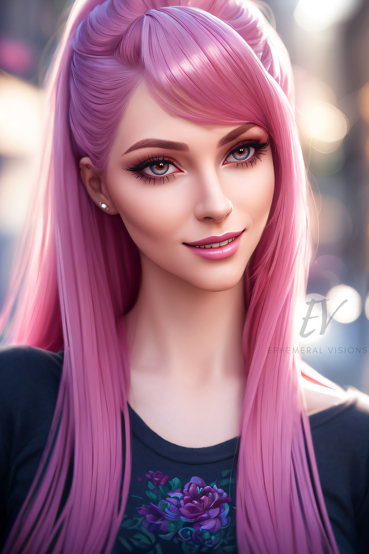 Pink Hair by EphemeralVisions on DeviantArt