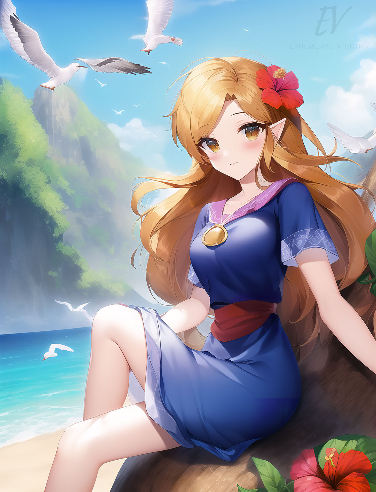 Marin - Link's Awakening by Ephemeral-Visions on DeviantArt