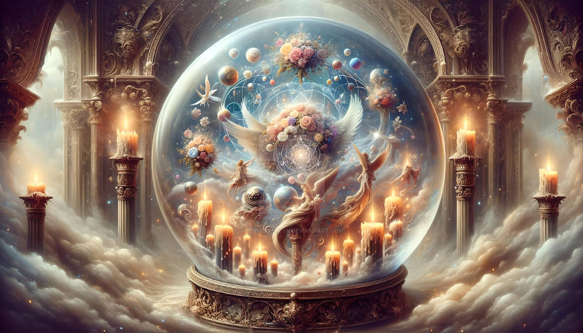 Angelic Worldscape World of Angels Globe by DevilLivedCYN on DeviantArt