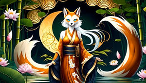 Fox Lady Kitsune