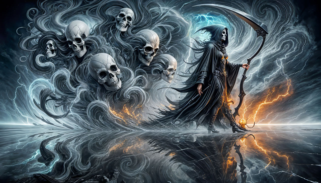 Reaper Ressurections Reaper and his collective souls by DevilLivedCYN on DeviantArt