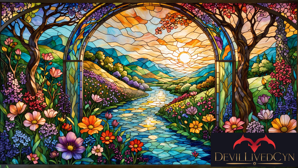 Glass Table Path Stained Glass path by DevilLivedCYN on DeviantArt