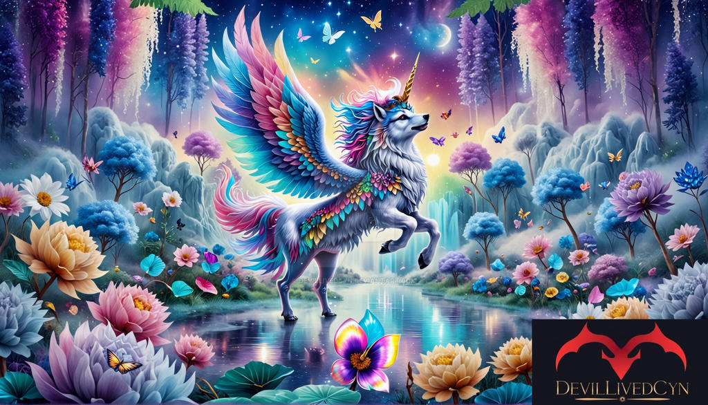 Unic Wolf Unicorn Wolf by DevilLivedCYN on DeviantArt