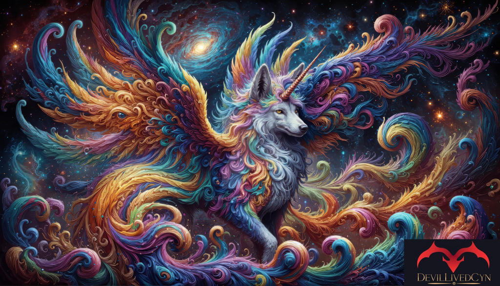 Unic Wolf Whimsical Uniwolf by DevilLivedCYN on DeviantArt