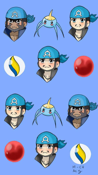 three versions of Archie wallpaper by magmachan02 on DeviantArt