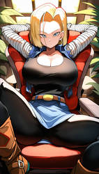 Android 18 novelai AI image 