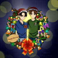 Eren and Levi. Happy new year!