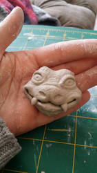 Goblin Sculpture in progress.