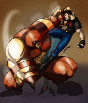 Juggernaut vs. Superboy