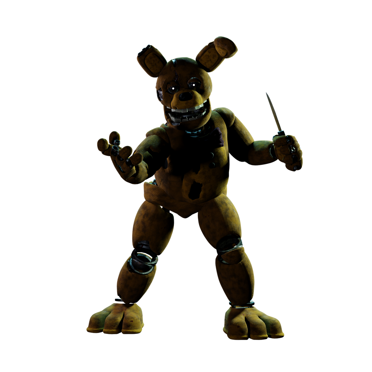 Spring Block Springbonnie Springbonnie FNAF MOVIE Pose2 by k0romay on DeviantArt