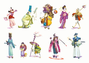 TOKAIDO characters