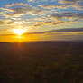 Sun Setting over the Delaware Water Gap