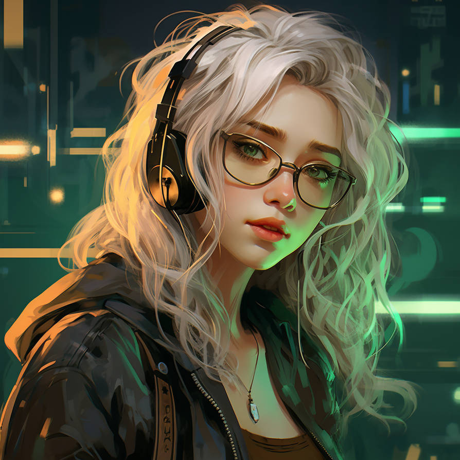 A cool tech girl - Cyberpunk style by abhayvishnu on DeviantArt