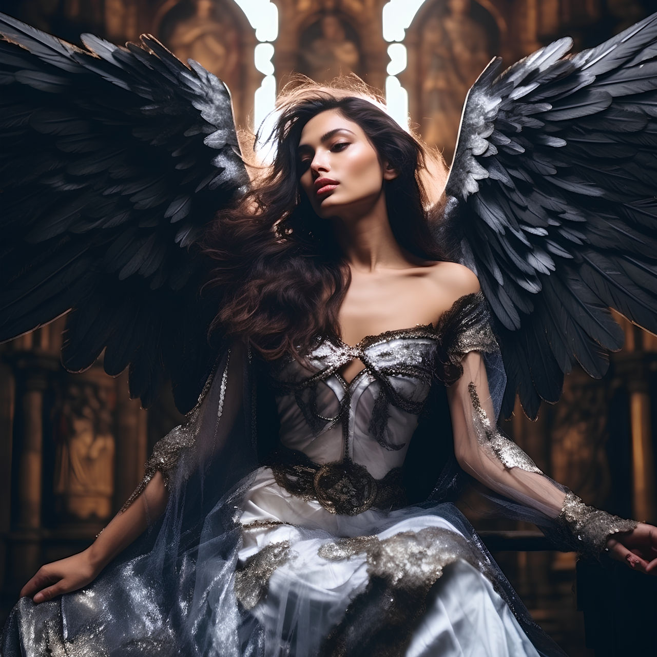 Wing Ridden Angel Thumbnail Winged Angel by abhayvishnu on DeviantArt