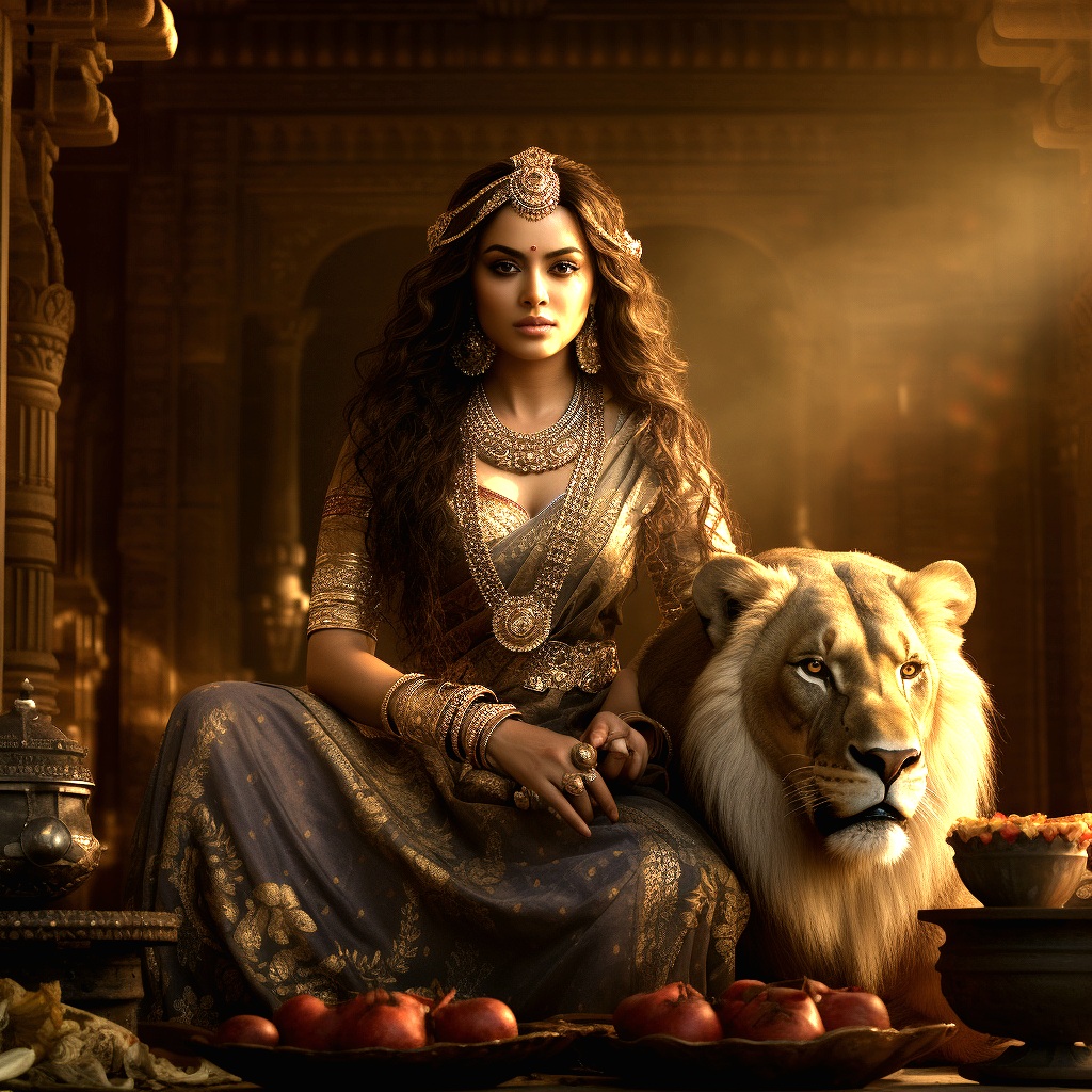 Deviantart Devi Devi Skandmata (Day 5 of Navratri) by abhayvishnu on DeviantArt