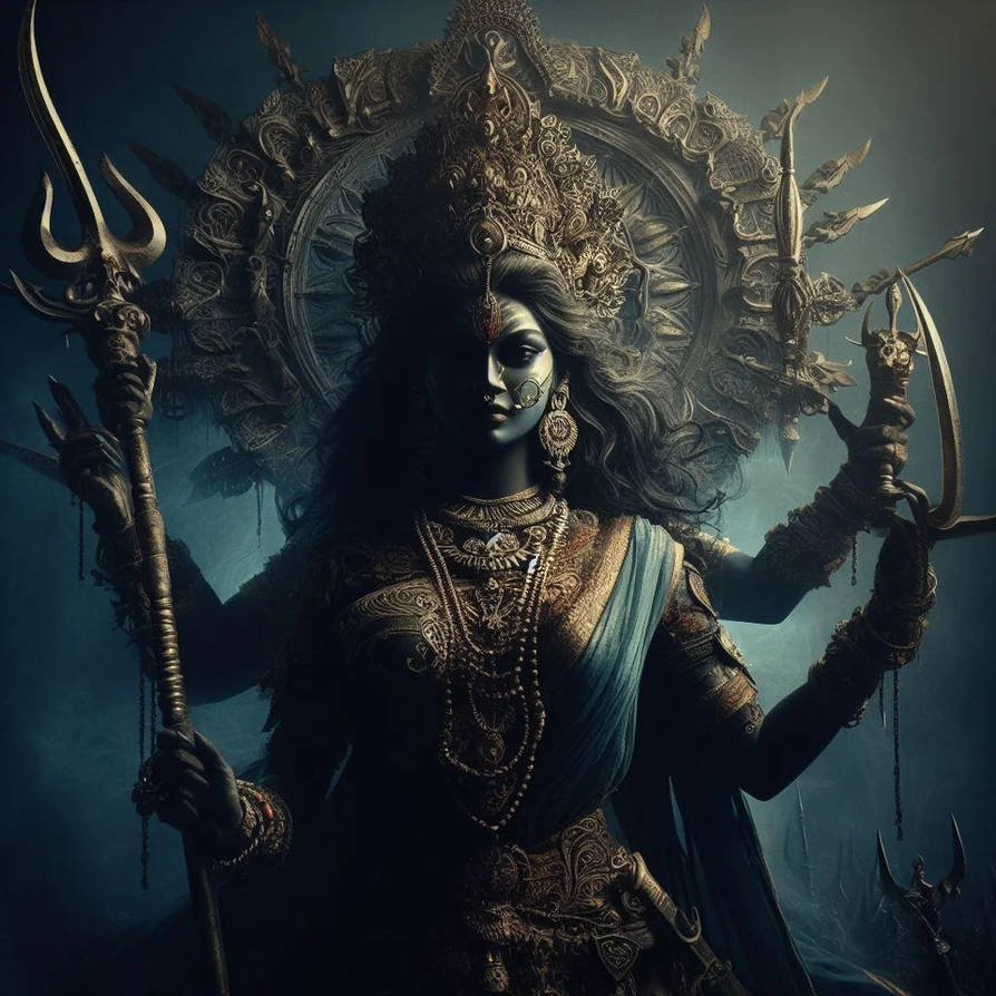 Devi Kalratri (Day 7 of Navratri) by abhayvishnu on DeviantArt