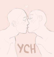 Kiss YCH auction|OPEN by EveVerner
