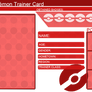 Pokemon Trainer Card Open wallpaper template