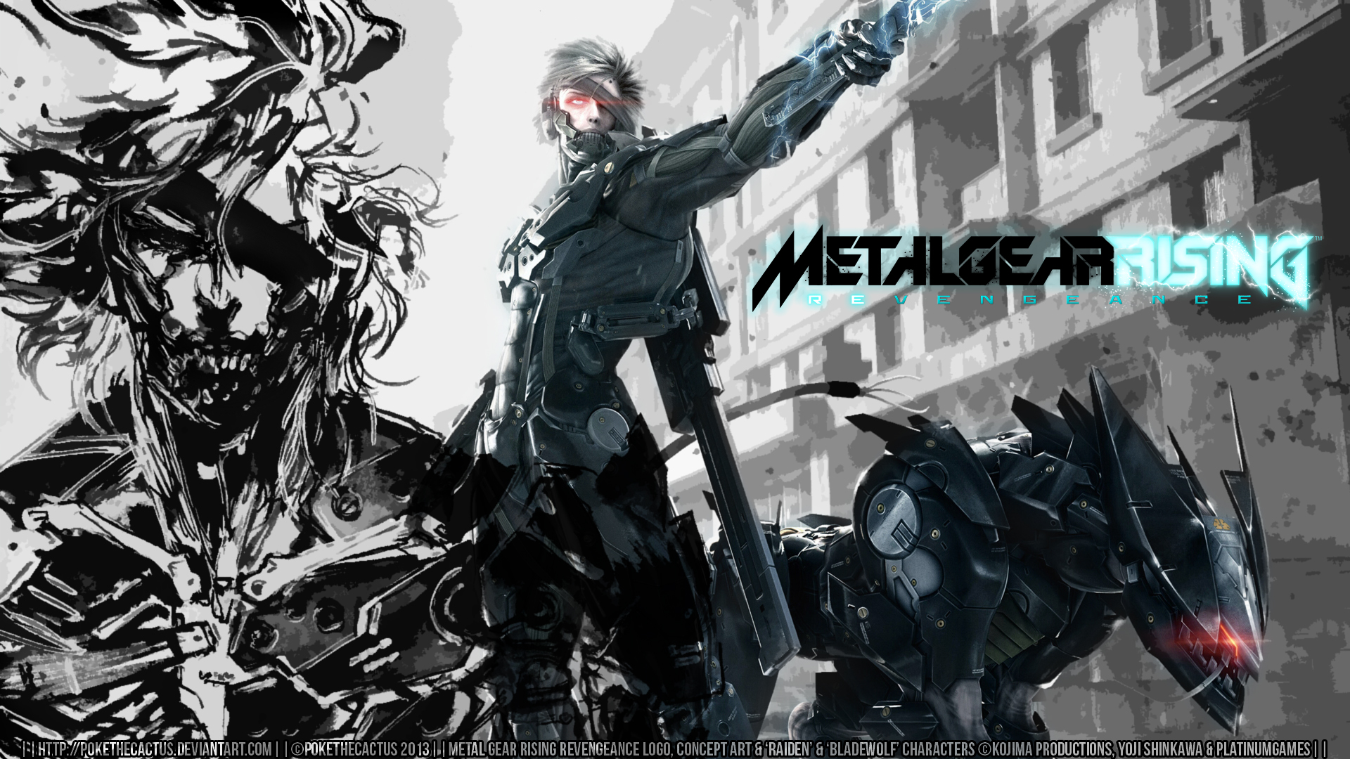 Raiden & Bladewolf Art - Metal Gear Rising: Revengeance Art Gallery