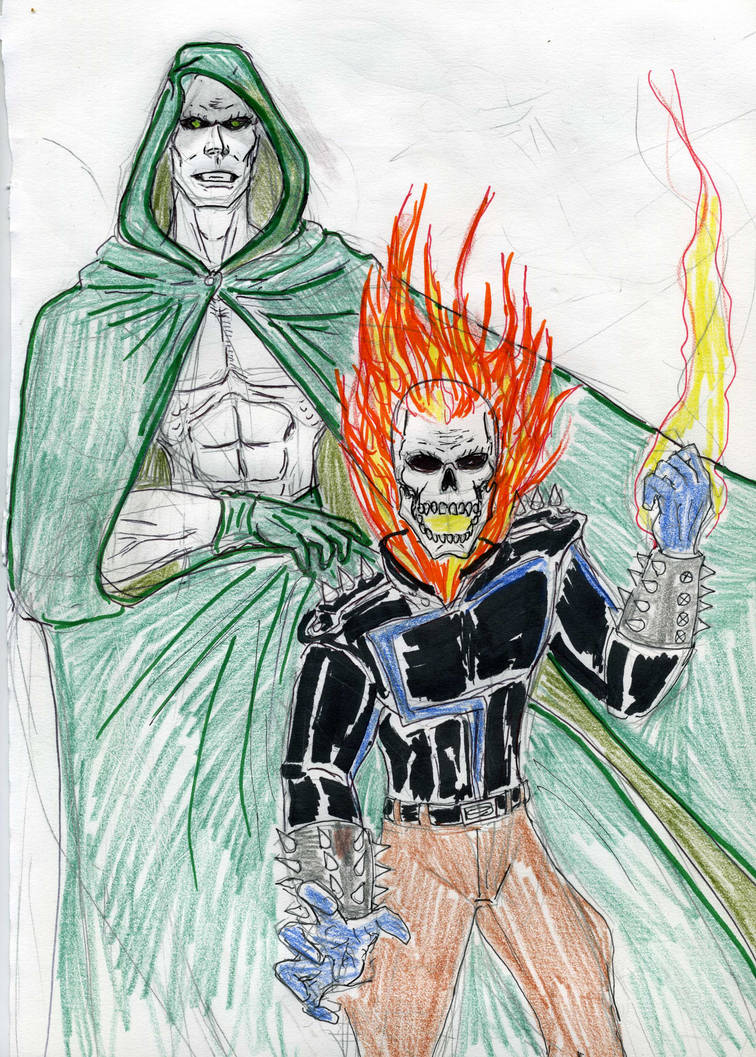 Ghost rider and Spectre by theaven on DeviantArt