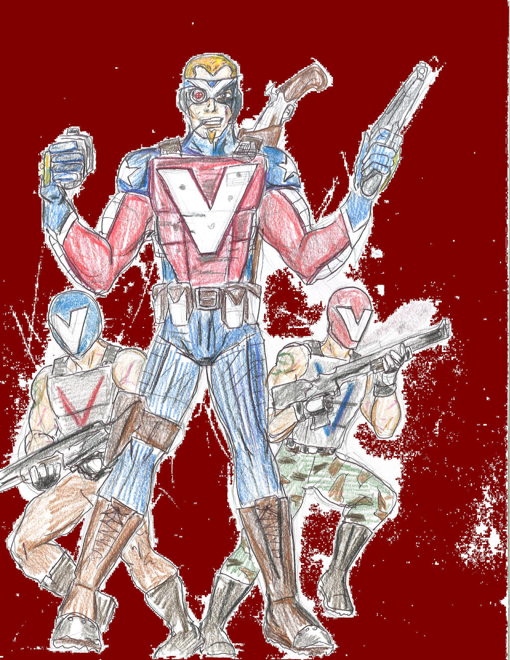 V-man and the V-boys by theaven on DeviantArt