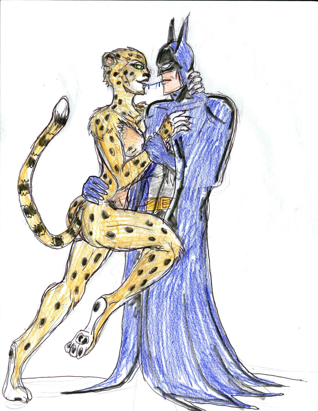 Batman And Cheetah commission by theaven on DeviantArt