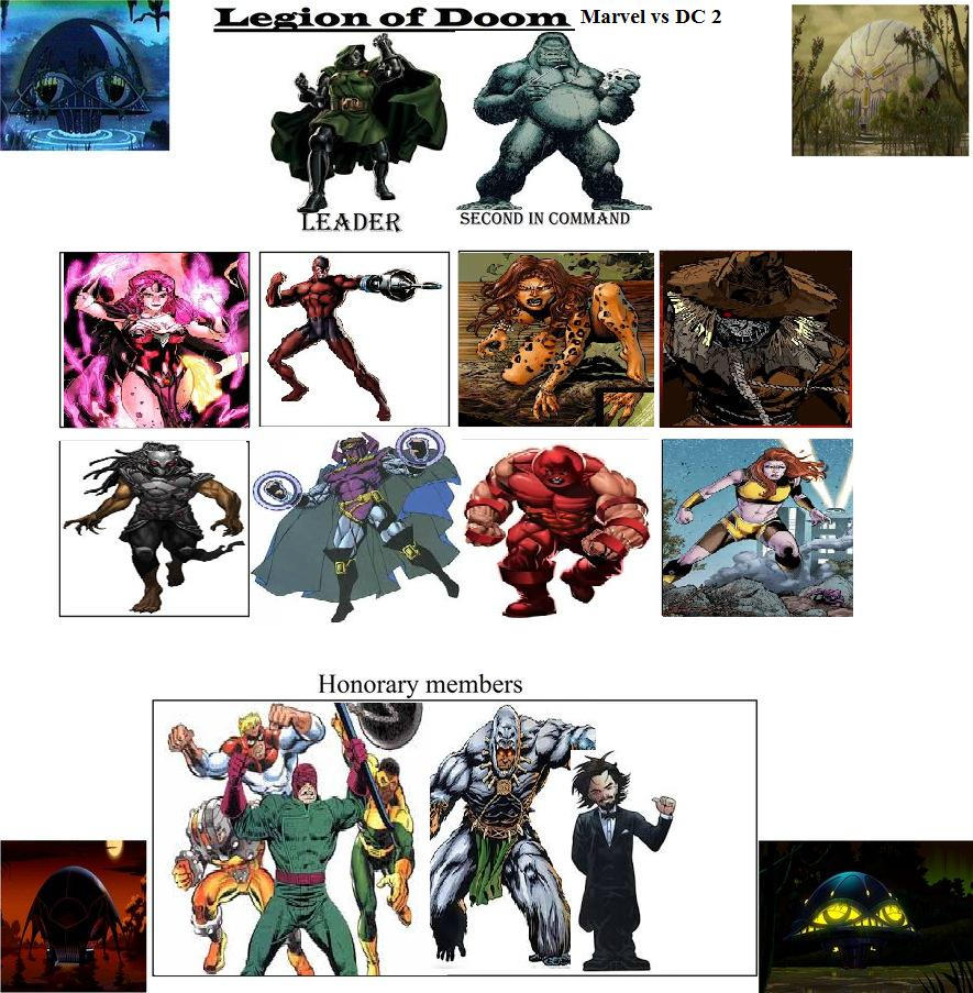 legion of doom for my marvel DC crossover by theaven on DeviantArt
