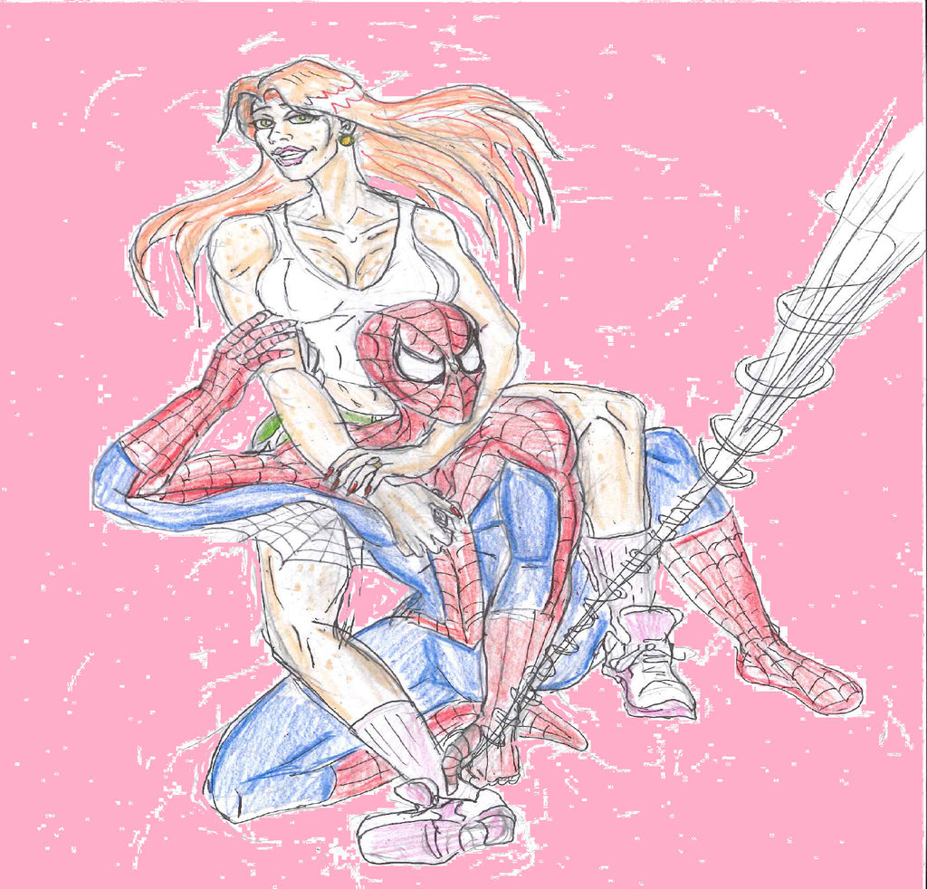 Spiderman and Mary jane