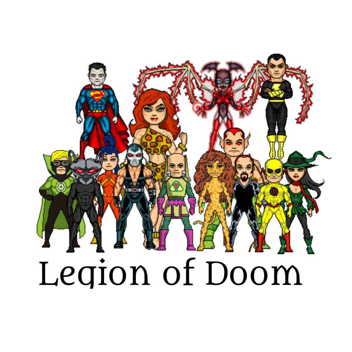 Legion of Doom micro heroes by theaven on DeviantArt