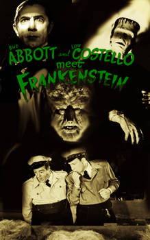 Abbott and Costello meet Frankenstein poster