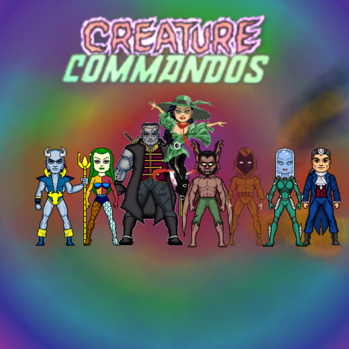 My Creature Commandos lineup by theaven on DeviantArt
