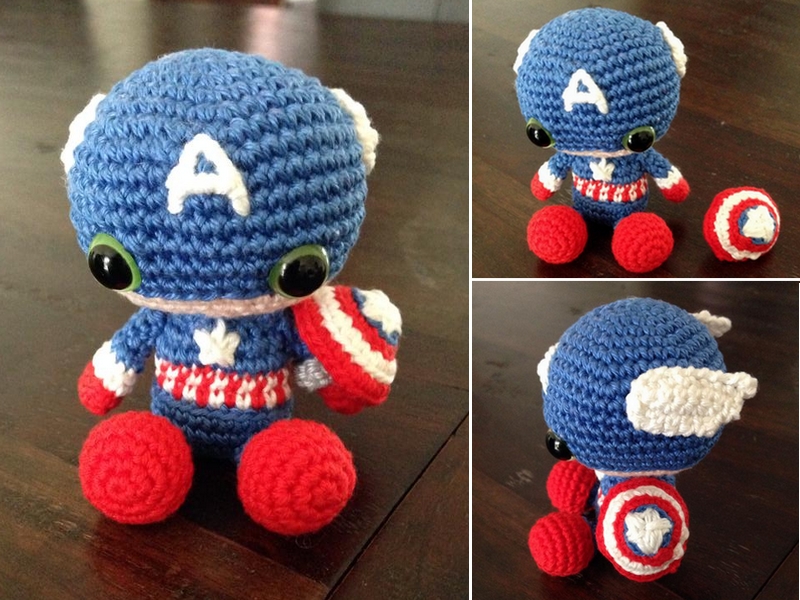 Amigurumi Captain America